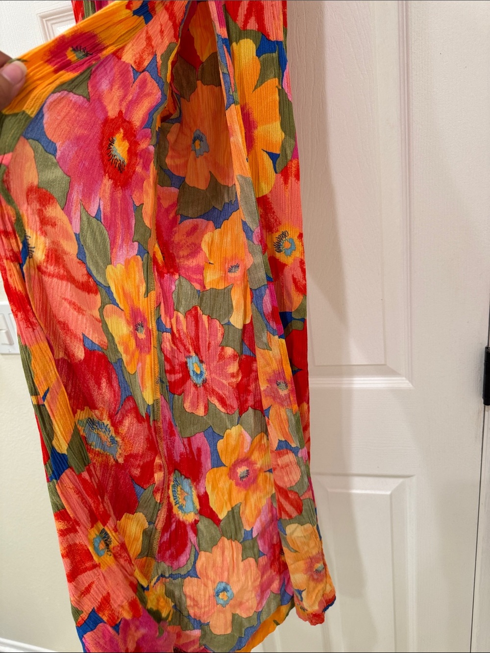 Billabong Floral Spilt-Leg Swim Coverup Pants in Bright Multi - Picture 3 of 5